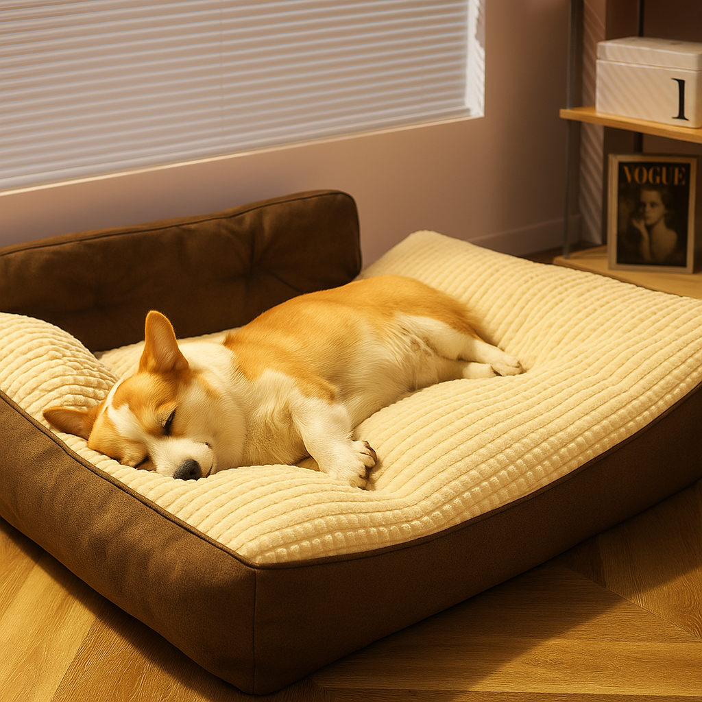 Thick Pillow Sofa Dog Bed – Washable, Supportive & Non-Slip