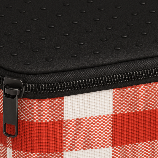 Cozy Bolster Plaid Dog Bed – Washable, Supportive & Non-Slip